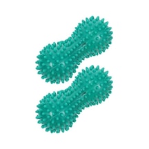 Yeşil 2 Adet Masaj Fıstık Topları Ayak Ayak Rulo Masajı Plastik Pvc Şekilli Fitness Cihazı Ofzrc3 Çok Renkli