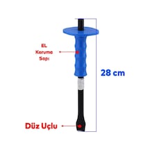 Düz Uç Korumalı Beton Murç Düz Keski Kırıcı -28cm