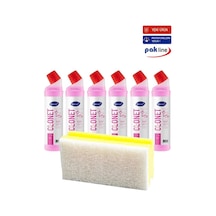 Banyo Temizleyici Ve Kireç Çözücü 750 Ml 6 Adet + Hassas Temizlik Süngeri 1 Adet 160gr