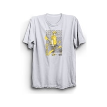 Stoned&Fame Demon Slayer Anime Baskılı Unisex T-shirt - Tarzınızı Yansıtın Beyaz