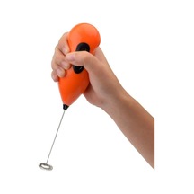 Mini Pilli Portatif Karıştırıcı Cappucino Maker Mikser - Renkli Çok Renkli