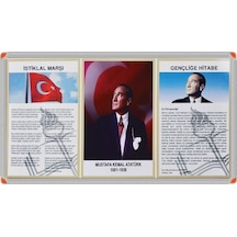 45X90Cm Üçlü Milli Levha Seti (448452798)