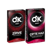 Okey Zirve Prezervatif 10'lu + Çifte Haz Prezervatif 10'lu