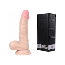 Hızlı Express Xise 17 CM Vantuzlu Gerçekçi Realistik Ten Renkli Dildo