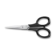 Victorinox Ev Makası "italya", El İşi Makası, Kağıt Makas, Keskin Bıçak, 10 Cm, Sağlam Plastik Sap, Paslanmaz Çelik, Siyah