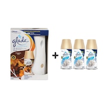 Glade Otomatik Sprey Oryantal Oud + 3'lü Temiz Çarşaf Ferahlığı 4 x 269 ML