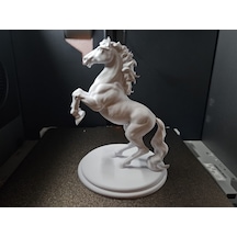 15cm Şaha Kalkmış At Figürü 15 Cm Minimalist Şık Biblo Modern Ev Dekorasyon Aksesuarı