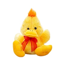 Kurdeleli Ördek Peluş 30 Cm Sarı