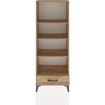 Arges Dolap 4 Raflı Tek Çekmeceli 60x30x163 Çam-çam Çam