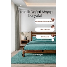 Urban Masif Ahşap Karyola Ceviz 100x200
