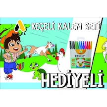 30x120 Boyama Rulosu Yaman Çiftlik Hayatı + Adel 12'li Keçeli Boy