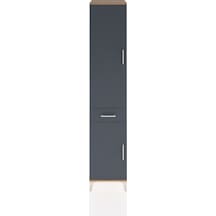 Hyperion Dolap 4 Raflı Tek Çekmeceli 2 Kapaklı 44x44x221 Çam-... Çam
