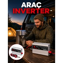 1500w Oto Güç İnverteri Araç Aküsünden Güvenli Elektrik Sağlayan Çevirici 1 Adet