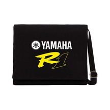 Yamaha R1 Siyah Kanvas Postacı Çantası
