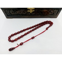 Juaind Hasan Osmnl Bnztm Beyzı Kesim Sıkma Kehribartesbih8.5-12.5