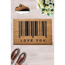 Co Co Love Barcode Doğal Ko ko Paspas,Kıl Kapı Önü Paspası