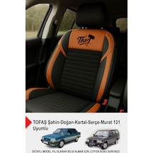 Thor Tay Tüyü Oto Koltuk Kılıfı Tofaş Kartal-şahin-doğan-serçe-tempra Uyumlu Taba