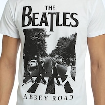 Bant Giyim - Beatles Beyaz Erkek T-shirt Tişört Beyaz