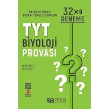 Nitelik Yks Tyt Biyoloji Provası 32 X 6 Deneme Yeni