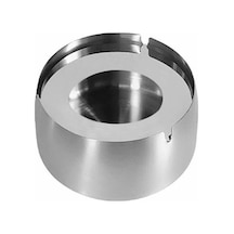 Çelik 8 Cm Kafe Restaurant Lokanta Yuvarlak Kül Tablası Küllük Cin956 Metal Gri Yuvarlak