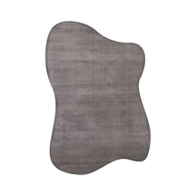 Hoom Rugs Bali Amorf 01 Antrasit Hav Toz Vermez Dekoratif Makine Halısı