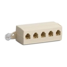 5 Port Rj11 Çoğaltıcı 5 Port Telefon Hat Çoğaltıcı