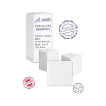 Ağaoğlu Spanç Gazlı Bez 7,5x7,5cm 8 Katlı 100 Adet
