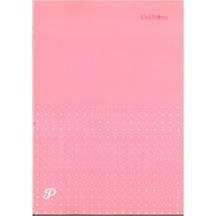 Çınar Dikişli 120 Yaprak Karton Kap.çizgili A4 Defter Açık Pembe