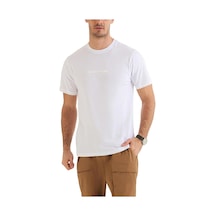Columbia Csc Bar Split Graphic Kısa Kollu Erkek T-shirt Beyaz Cs0121-100 001