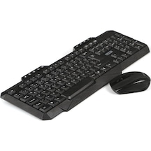 Dark KMW1000 Kablosuz Multimedia Q Klavye Mouse Set Siyah