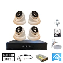 5mp Lens 1080p Dome 4 Kamera 320gb Hdd Güvenlik Kamerası Seti