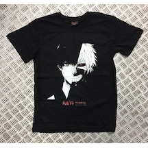 Stoned&Fame Unisex Siyah Tokyo Ghoul Baskılı T-shirt SIYAH Siyah