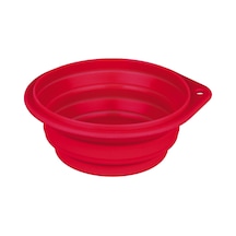 Trixie 25010 11 CM Silikon Köpek Mama ve Su Kabı 250 ML Çok Renkli