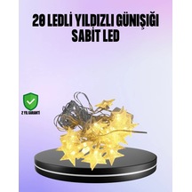 Lb 5 Metre Yıldız Şeklinde Led Şerit Işık Sabit Beyaz Aydınlatma