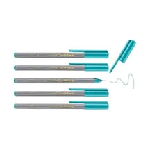 0.3 Mm Uçlu Turkuaz Fineliner Kalem - 5 Adet