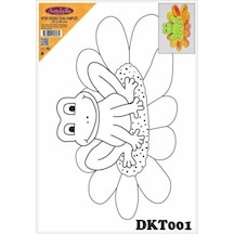 Dkt001 Desenli Tuval Kompozit Boyama 25x35 Cm