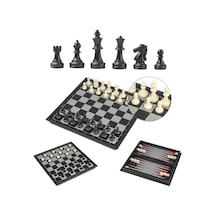 Tavla-dama-santranç 3'lü Oyun Set