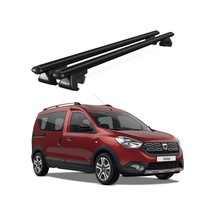 Venüs Dacia Dokker 2012 Ve Sonrası Uyumlu Siyah Ara Atkı Port Bagaj Tavan Barı