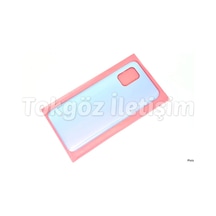 Xiaomi Mi 10 Lite Arka Kapak Pil Kapağı Cam Mavi