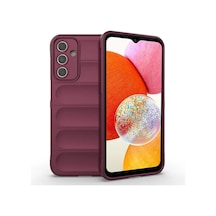 Samsung Galaxy A05S Uyumlu Silikon Kılıf - Kamera Korumalı Esnek Yeni Nesil Airbag Kapak-Bordo