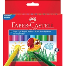 Faber-Castell Winner Brush Fırça Uçlu Keçeli Kalem 10 Renk