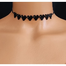 Harmel Jewelry Miyuki Kalpler Choker Siyah