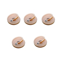 5 Adet 9 Metre Izolasyon Bandı Yapışkanlı Cam Yalıtım Süngeri Rüzgar Soğuk Kesici Pimapen Fitili