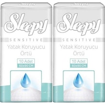 Sleepy Hasta Yatak Koruyucu 60 90cm 20 Adet 2pk 10