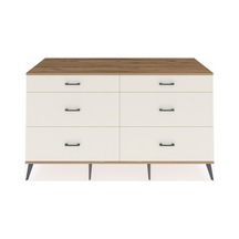 Kronos Konsol 6 Çekmeceli 176x59x99 Antrasit-çam/aytaşı Atlas Çam/aytası - Antrasıt