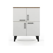 Lego Çok Amaçlı Dolap - Atlas Çam - Beyaz