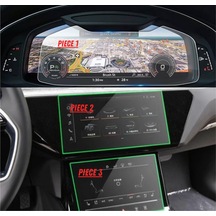 Audi Q7 2025 Hayalet Gösterge Ve Multimedya Çift Ekran Uyumlu Nano Ekran Koruyucu