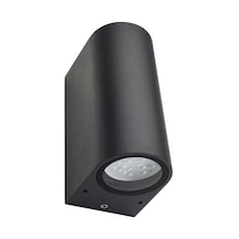 Dış Mekan Çift Yönlü Aplık Ip44 Ampul Dahil Antrasit