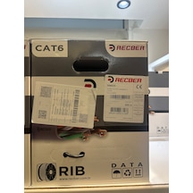 Reçber Cat 6 Sl 400 U23 Pe 4 2 2 23 Awg 305 M. Siyah Dış Ortam