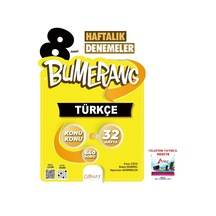 Günay 2025-2026 8. Sınıf Bumerang Türkçe 32 Haftalık Denemeler